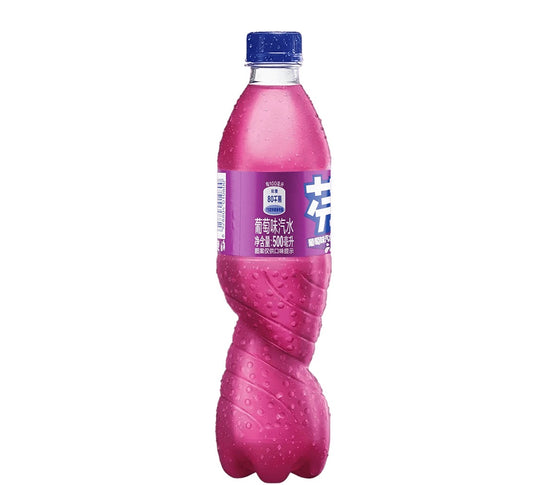 Fanta Grape Flavored Soda -, 16.9 fl oz Import Bottle