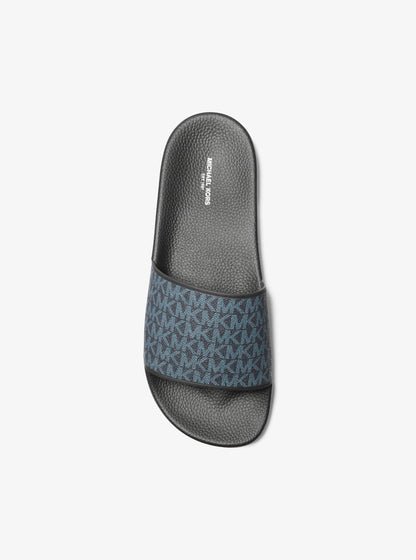 Michael Kors Dawson Signature Logo Slide Sandal