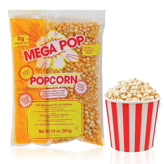 Mega Pop Popcorn, Oil and Salt Kits - 10.6 oz