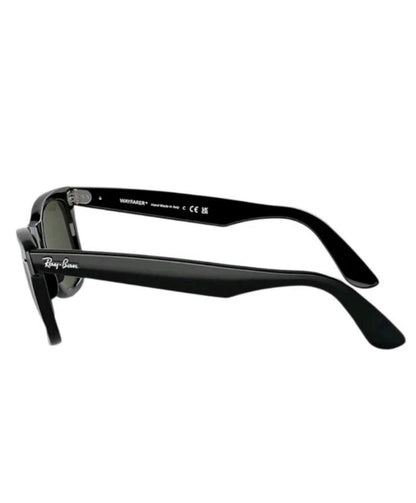 Ray-Ban RB2140 901 50-22 Wayfarer Green Lenses Unisex Classic Sunglasses - Black