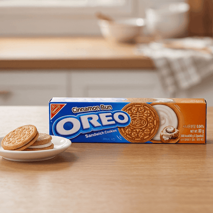 Cinnamon Bun Oreos - Sandwich Cookies, 2.82 oz