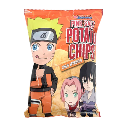 Naruto Pink Salt Potato Chips