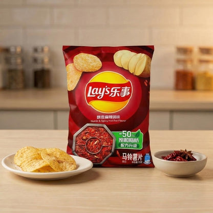 Spicy Hot Pot Potato Chips, 2.46 oz